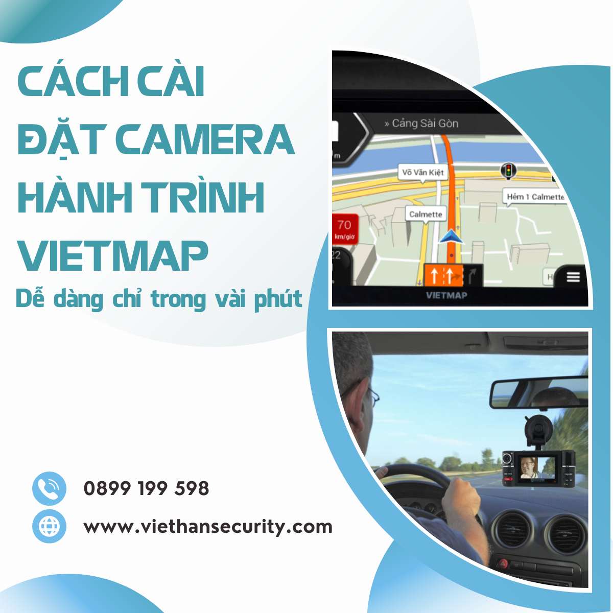 cách cài đặt camera hành trình vietmap