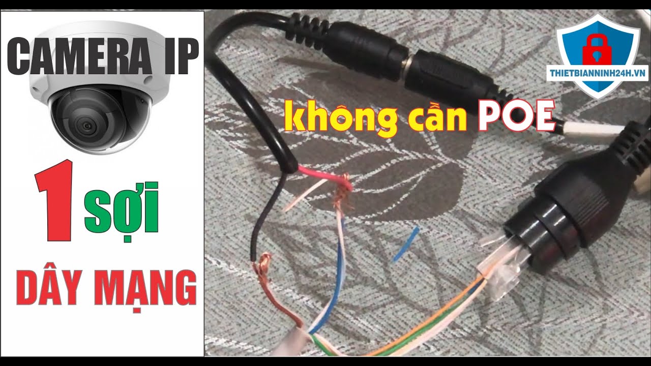 Dụng cụ cần thiết để đi dây camera mạng