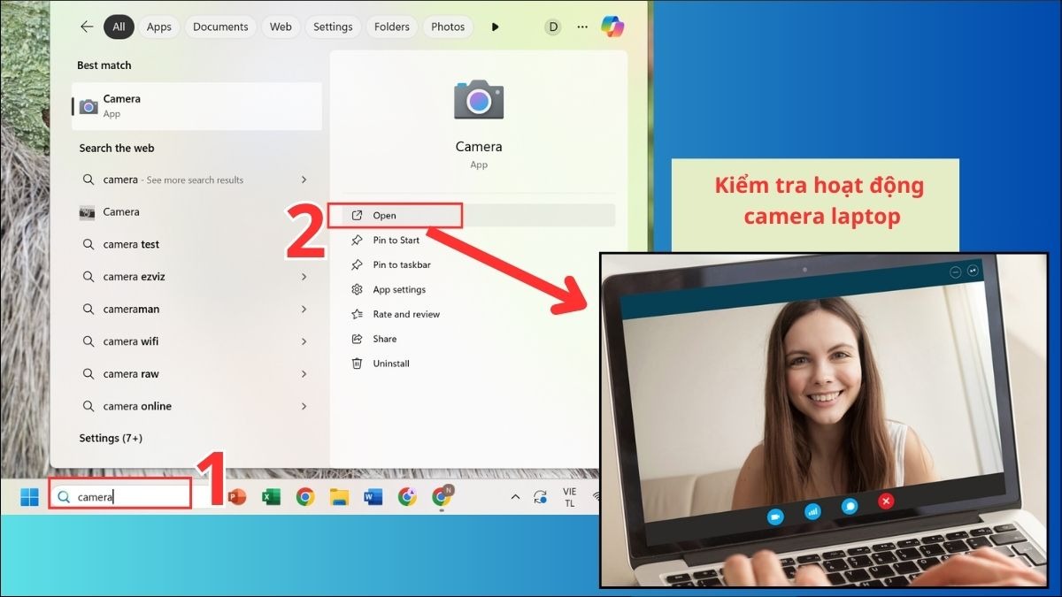 Cách sửa camera trên máy tính không tìm thấy thiết bị
